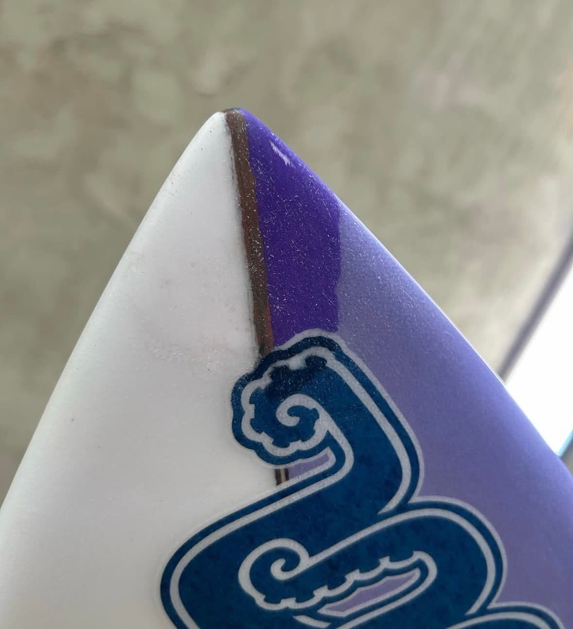 Nose Ding — Color Matched after repair